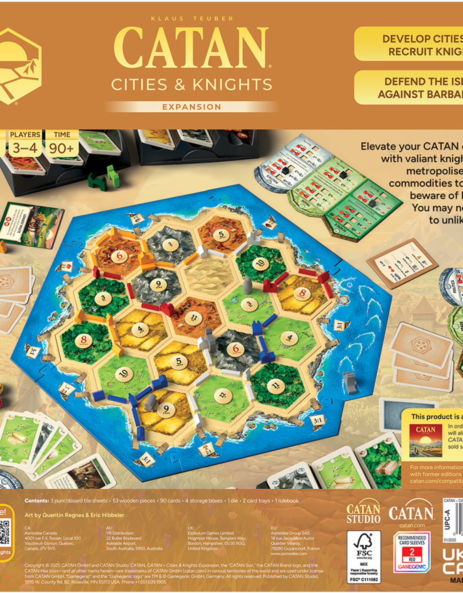 Catan Cities & Knights Expansion