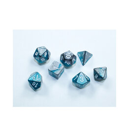Chessex Mini Chessex RPG Dice (7) Steel-Teal