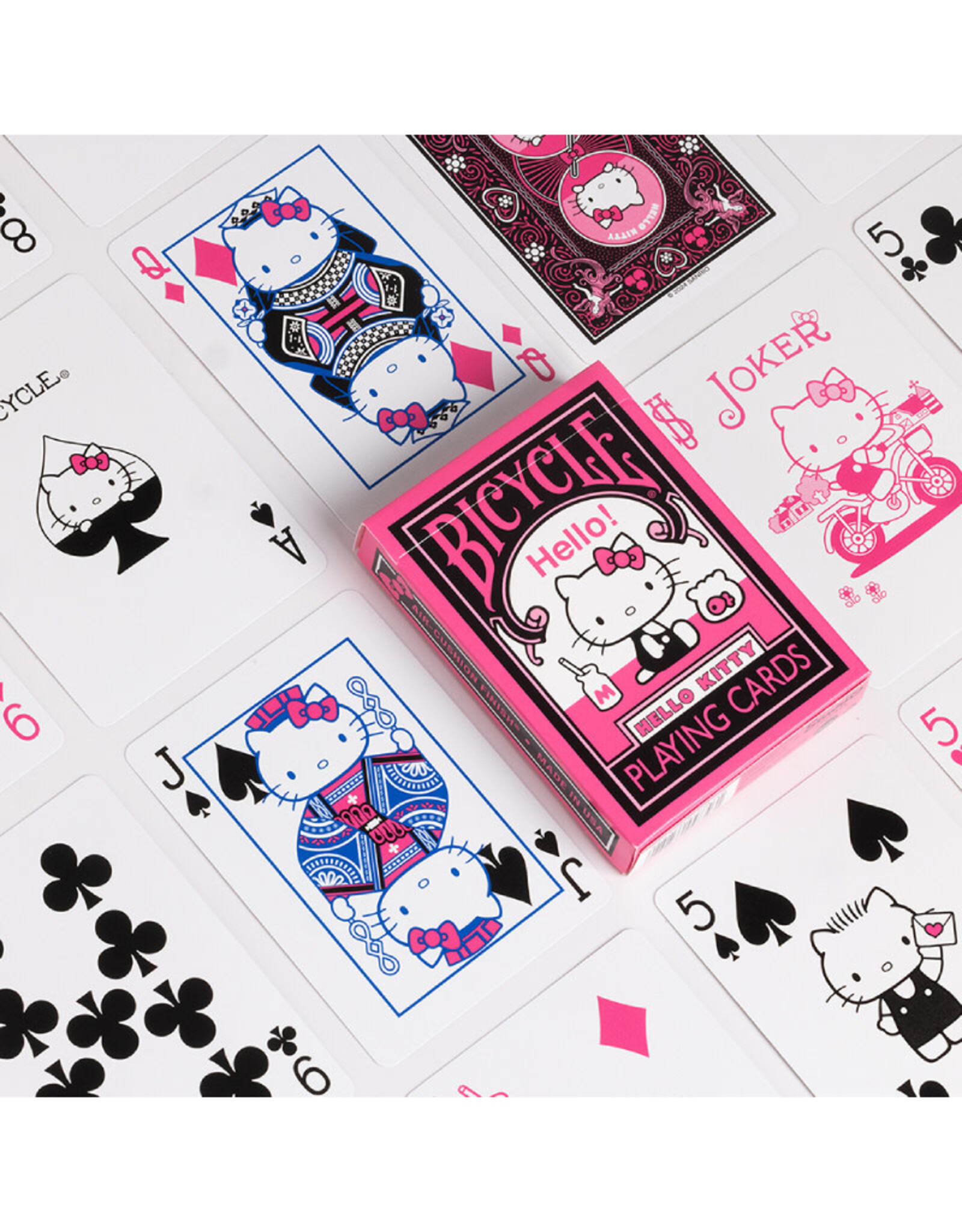 United States Playing Card Co Playing Cards: Hello Kitty Black & Pink