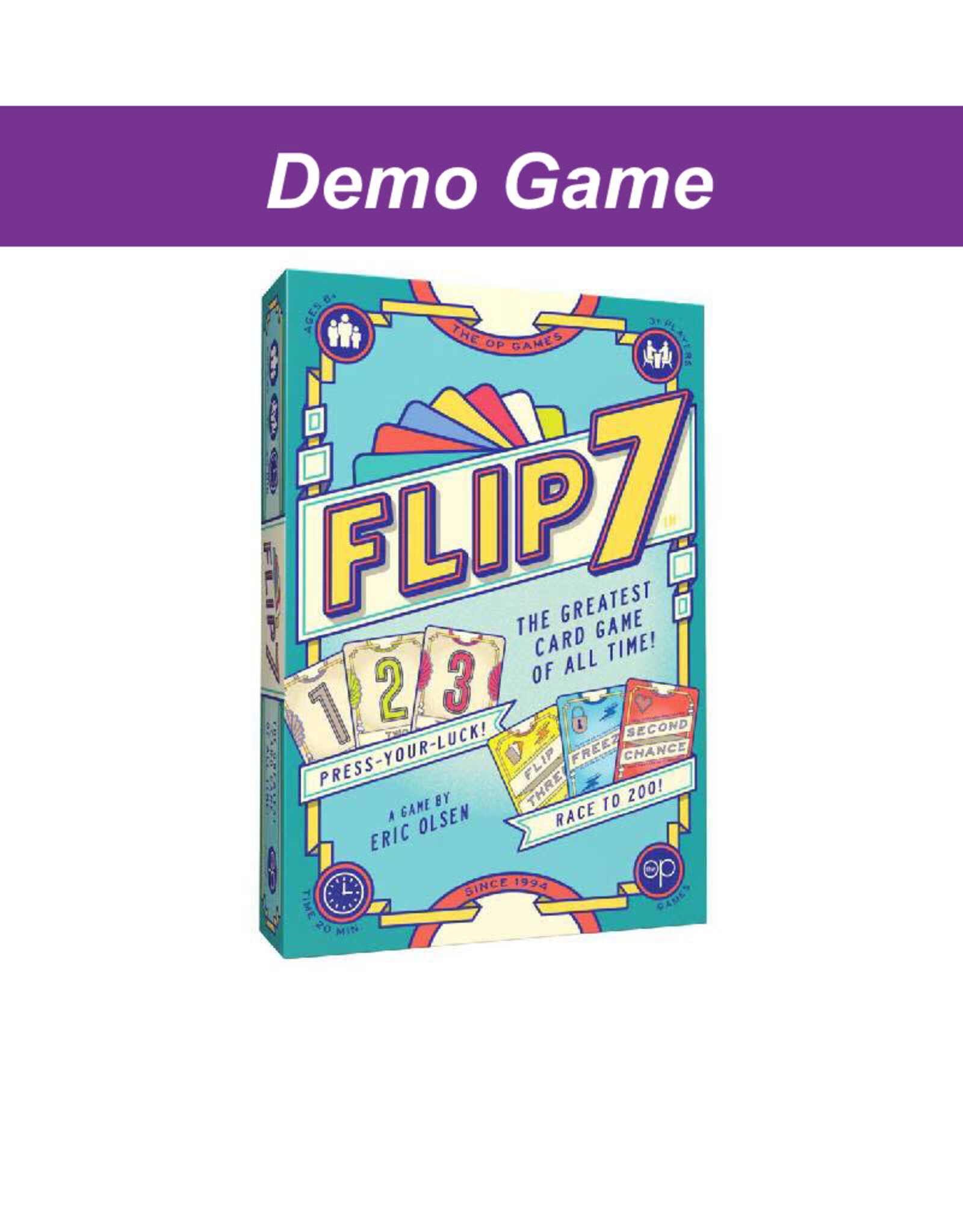 USAopoly (DEMO) Flip 7. Free to Play In Store!