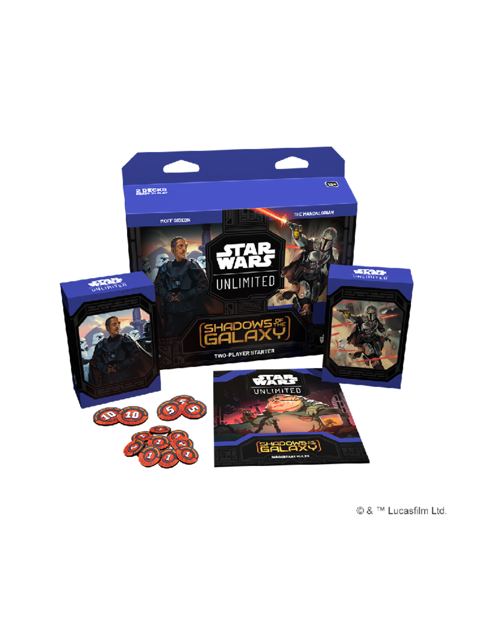 Fantasy Flight Games Star Wars Unlimited Shadows of the Galaxy Two Player Starter
