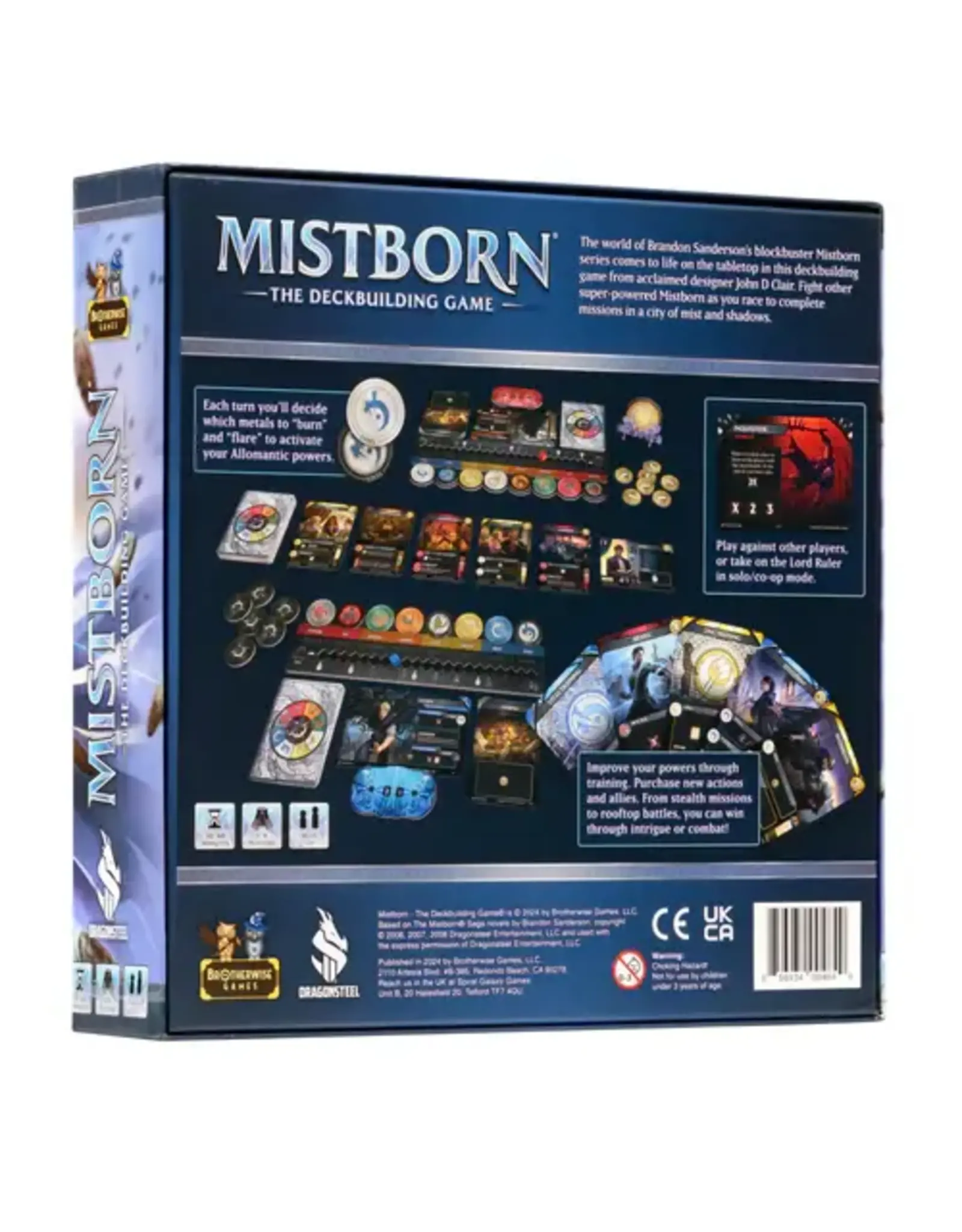 Brotherwise Games Mistborn Deck Building Game