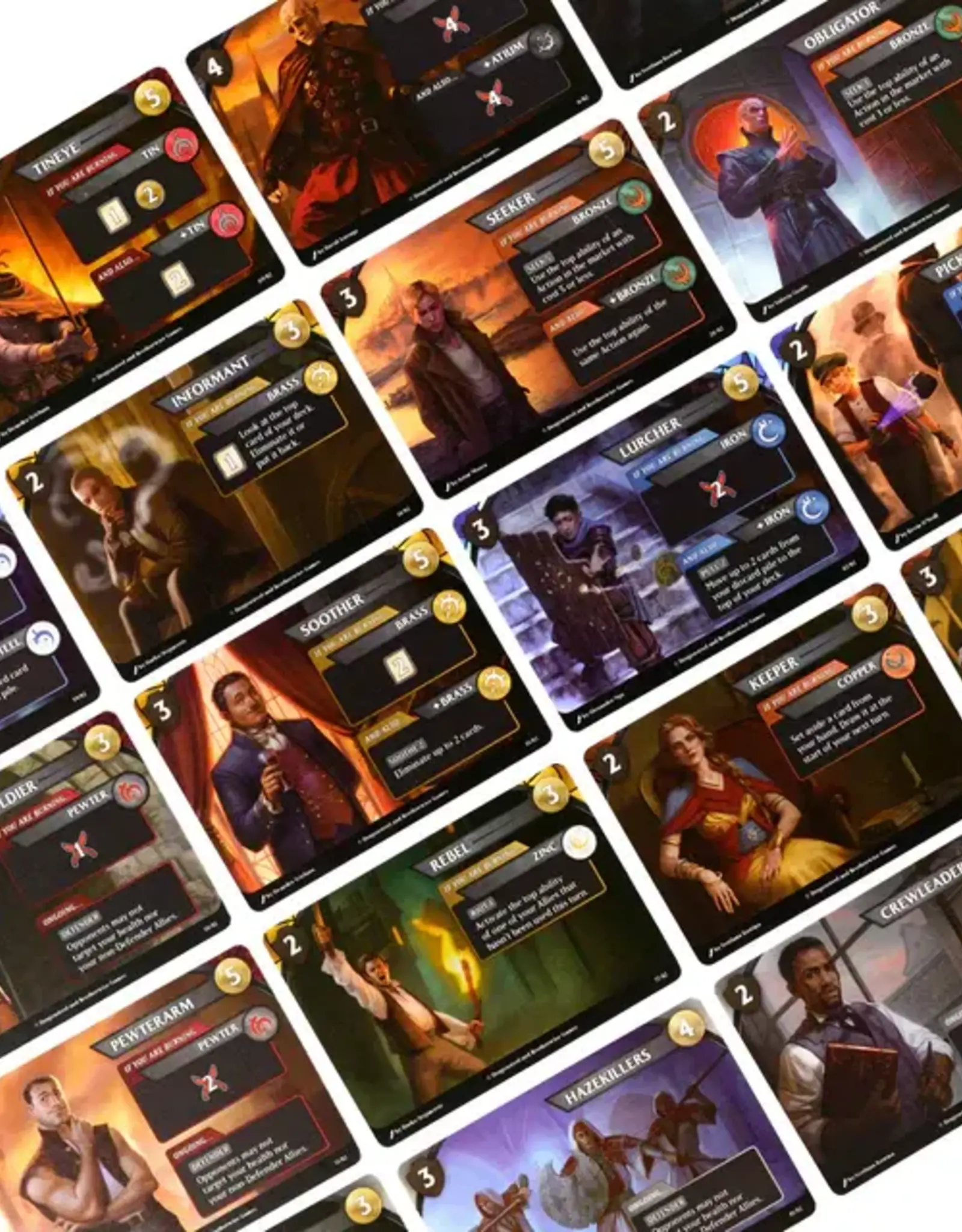 Brotherwise Games Mistborn Deck Building Game
