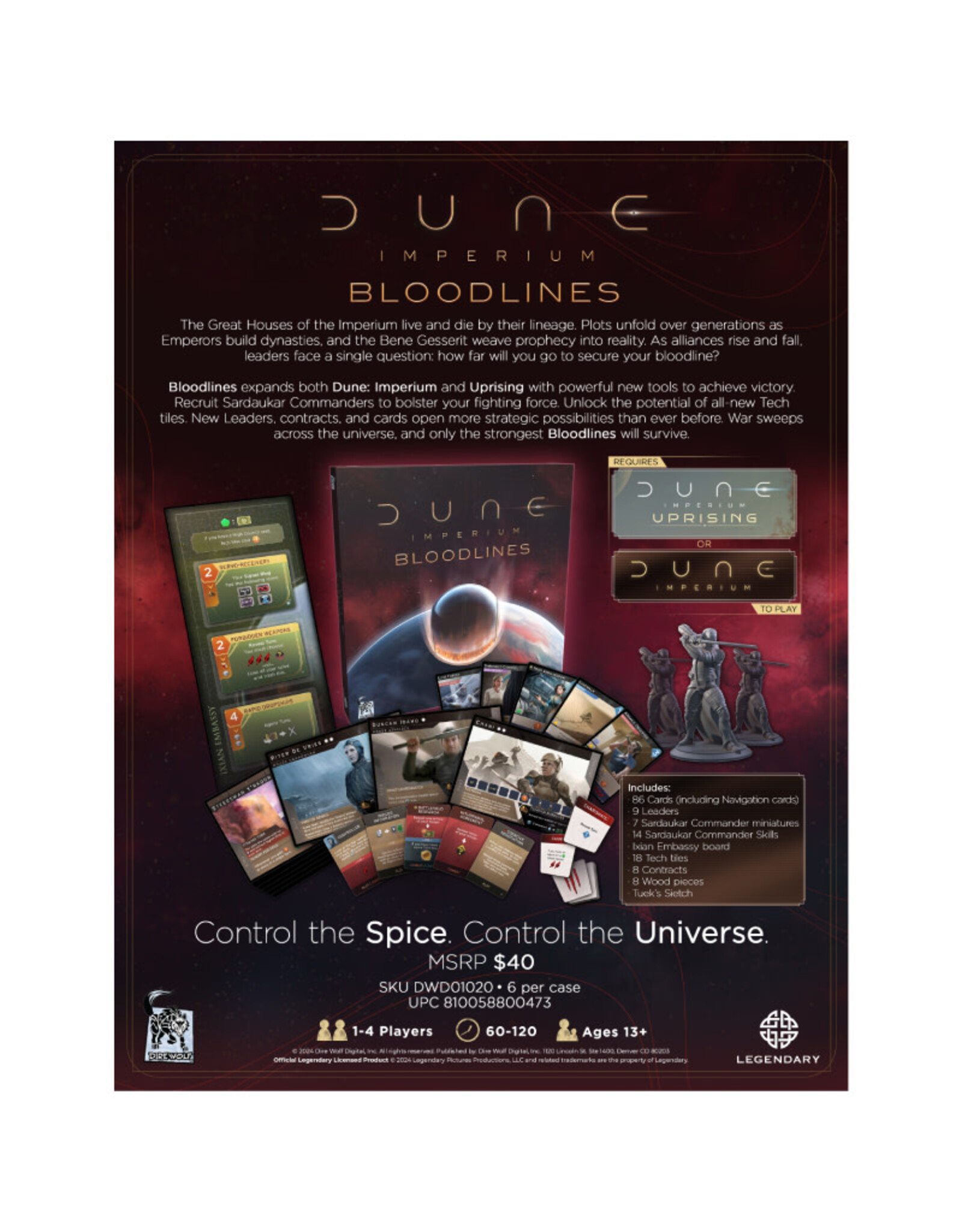 Dire Wolf Digital Dune Imperium Bloodlines