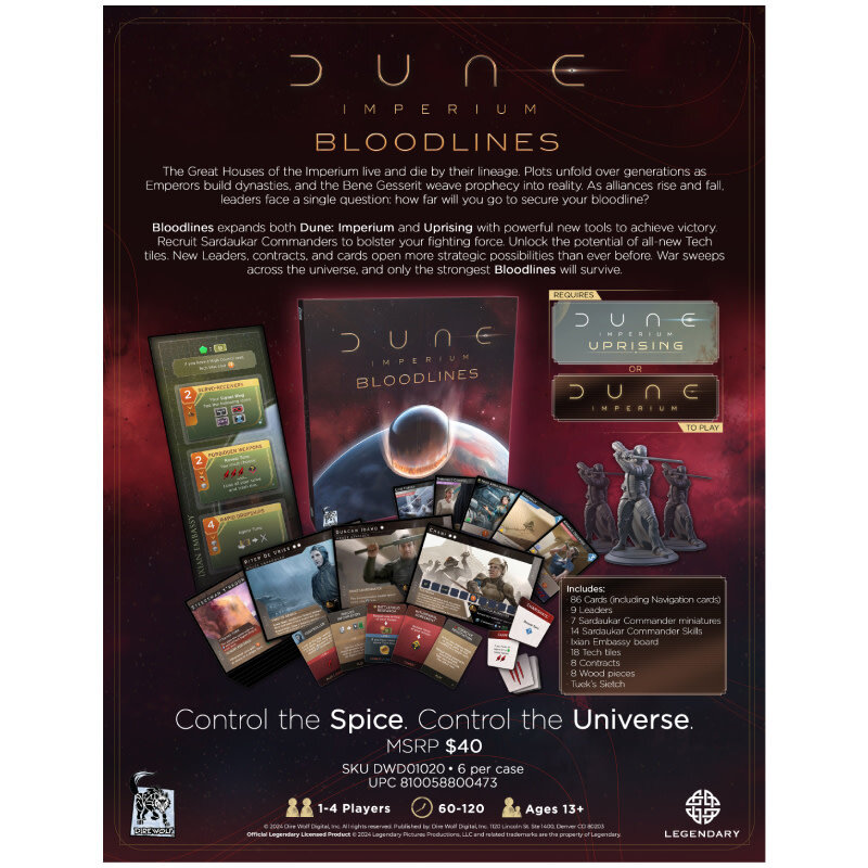 Dire Wolf Digital Dune Imperium Bloodlines
