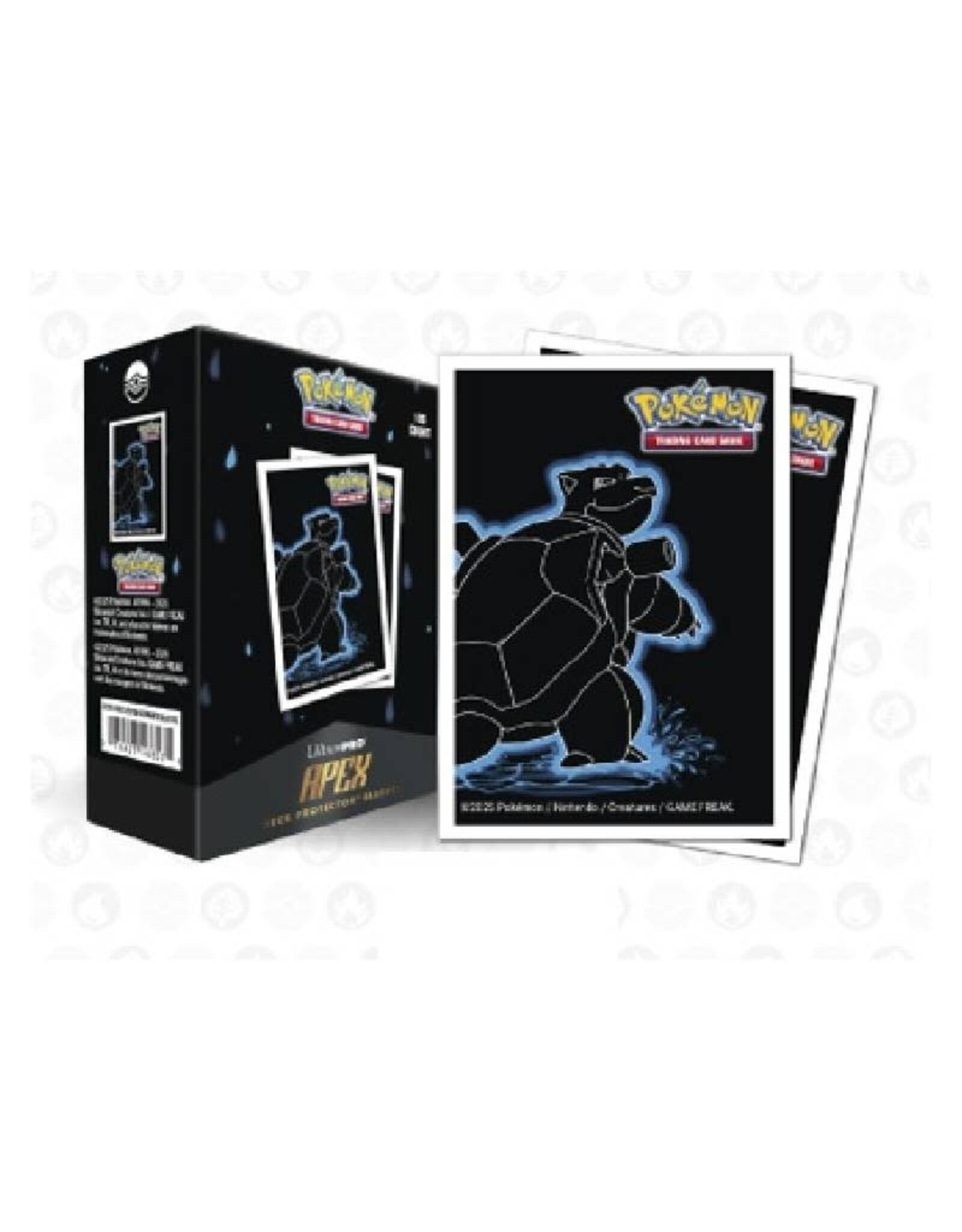 Sleeves (105) Pokemon Neon Kanto Blastoise