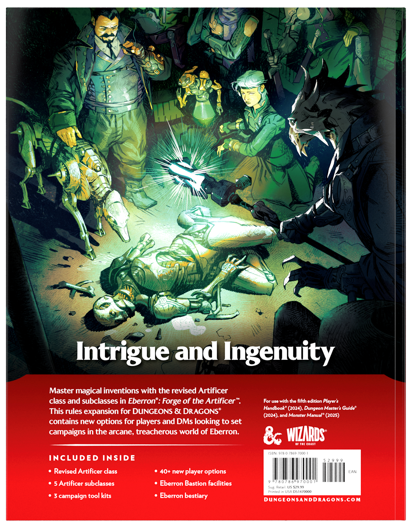 Wizards of the Coast D&D RPG: Eberron : Forge of the Artificer