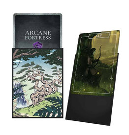 Misc Sleeves: Arcane Fortress (100) Matte Verdant Sanctuary