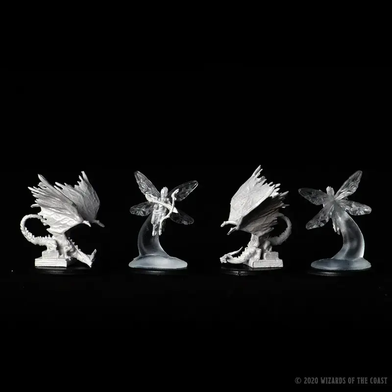 Wizkids D&D Unpainted Minis: Psuedodragon and Sprite