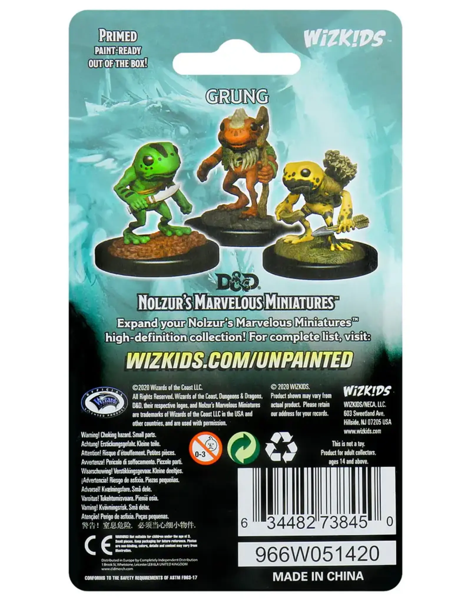 Wizkids D&D Unpainted Minis: Grung