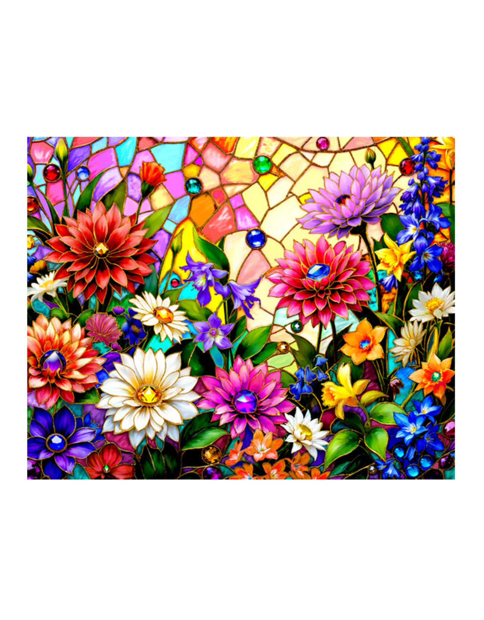 Springbok Summer Flower Garden Puzzle (1000 pcs)