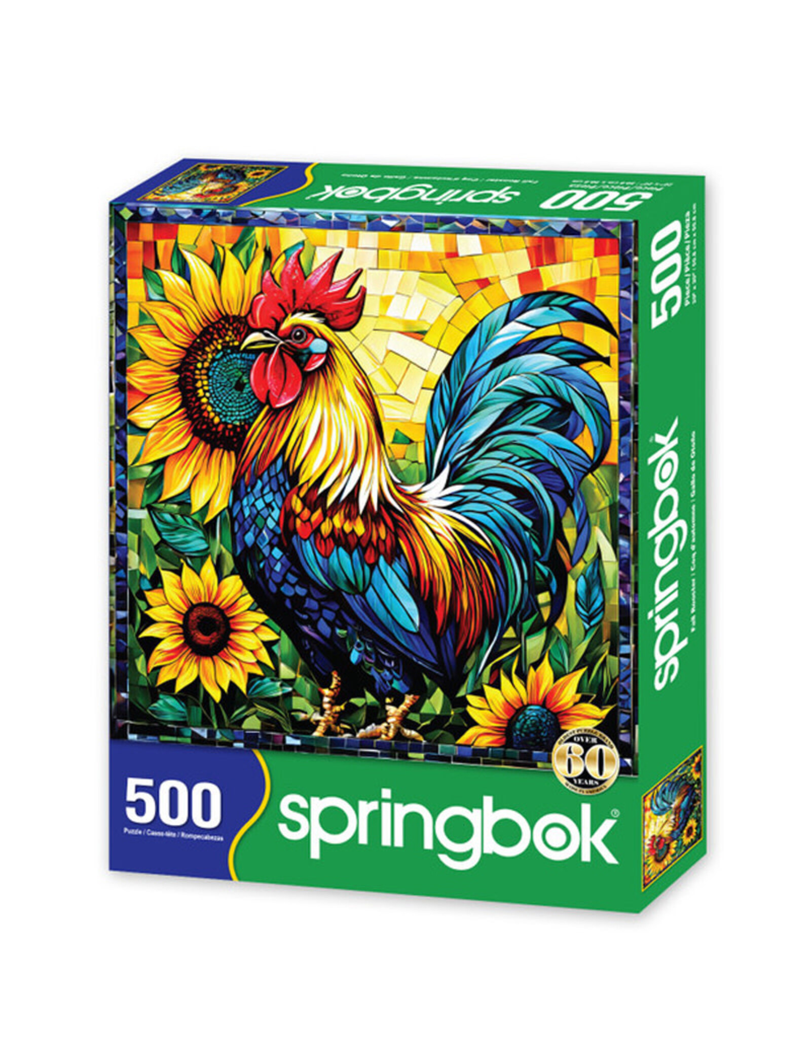 Springbok Fall Rooster Puzzle (500 pcs)