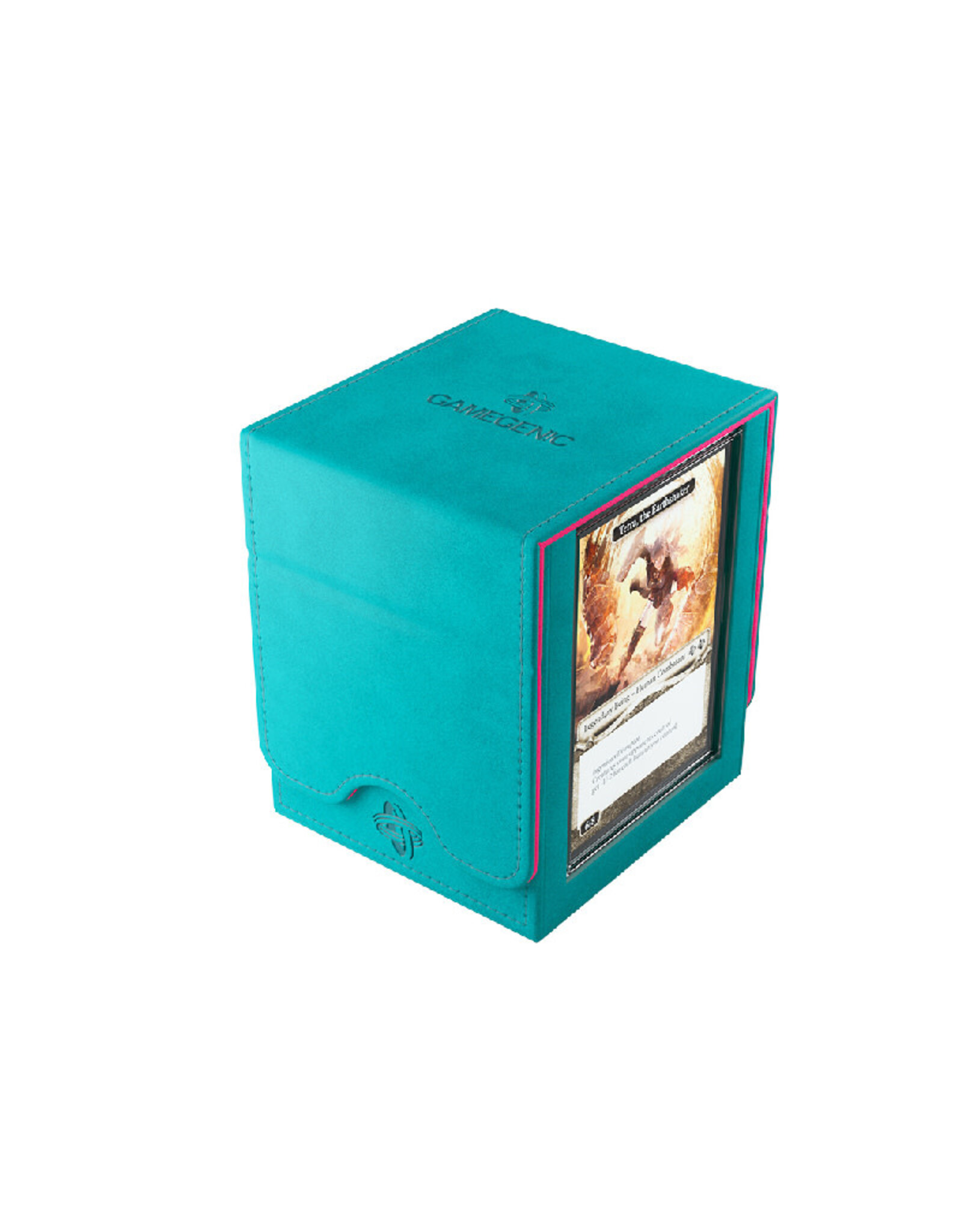 Deck Box: Squire Plus XL 100+ Convertible Teal/Pink