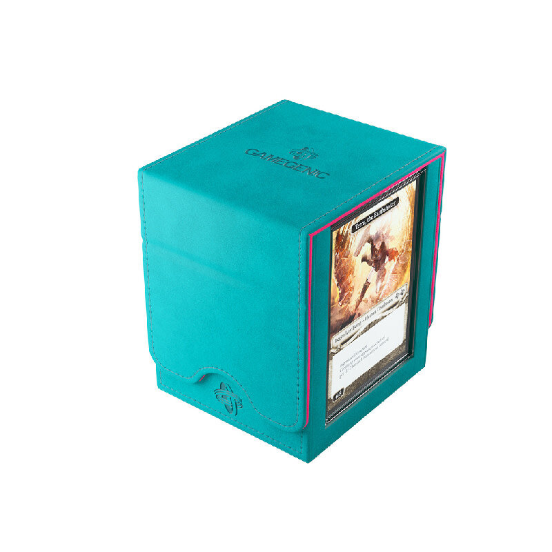 Deck Box: Squire Plus XL 100+ Convertible Teal/Pink