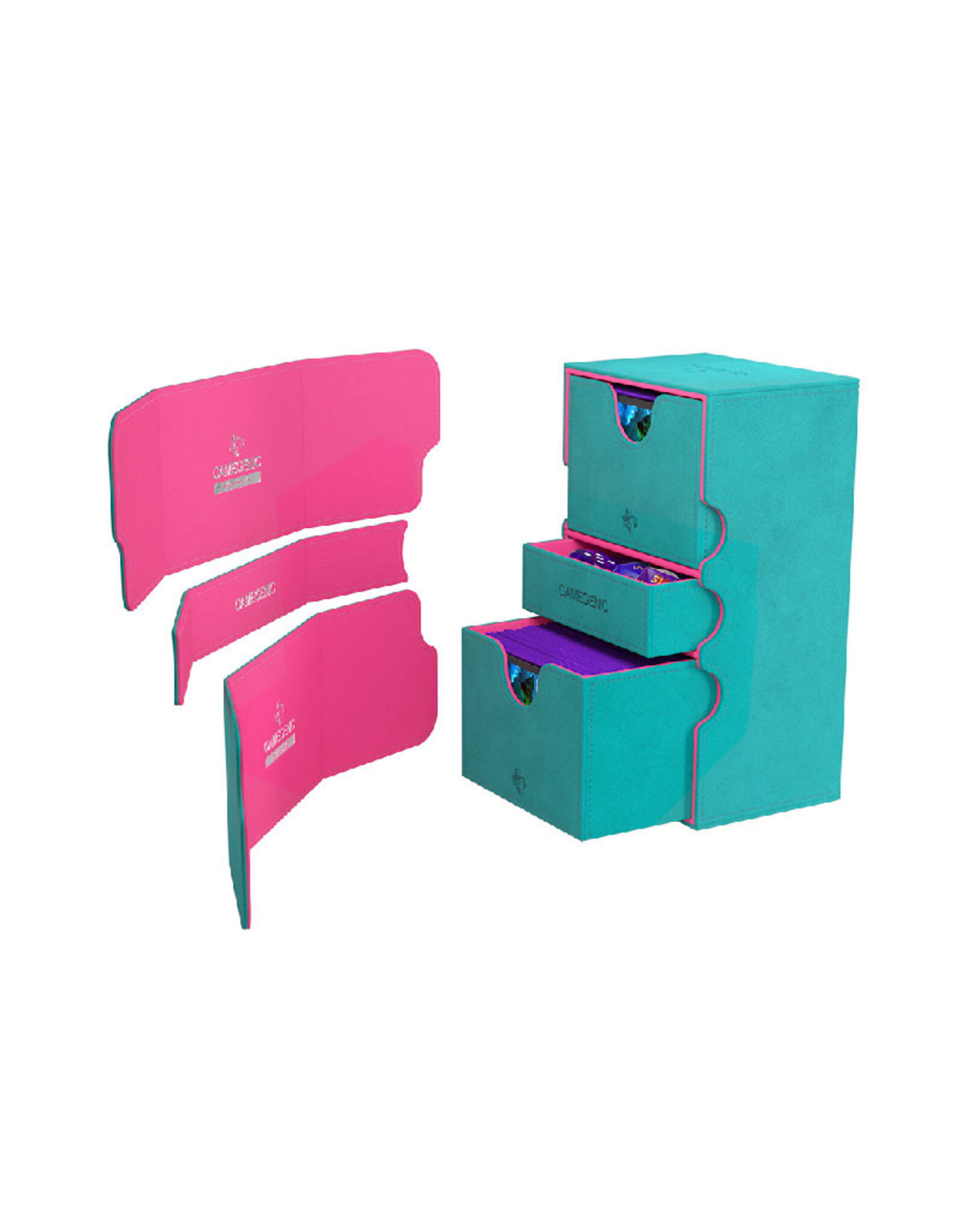 Deck Box: Stronghold XL 200+ Teal/Pink