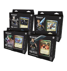 Wizards of the Coast (Sold Out) MTG Final Fantasy Commander Deck (4 cnt) Display