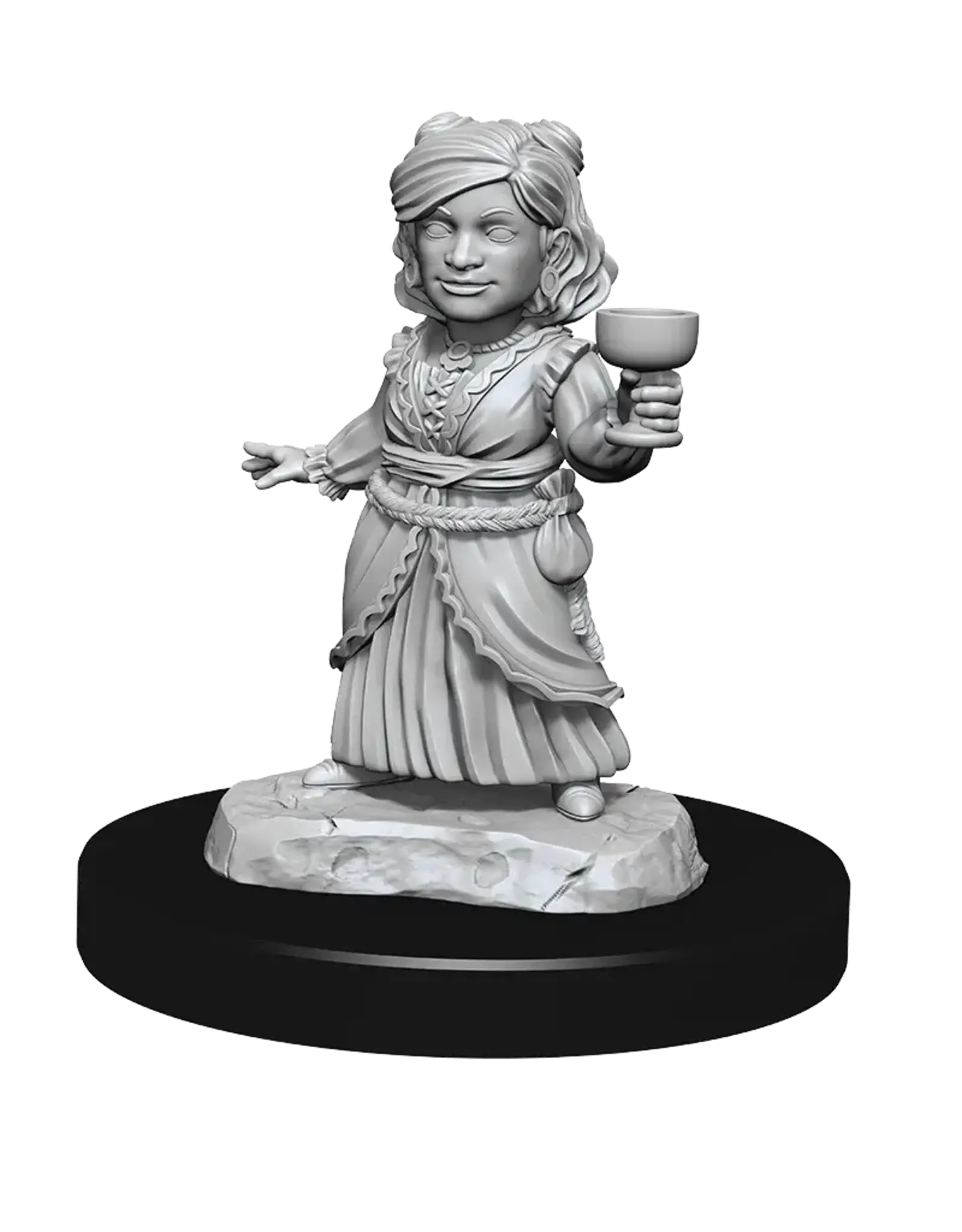 Wizkids D&D Unpainted Minis: Silver Dragon Wyrmling