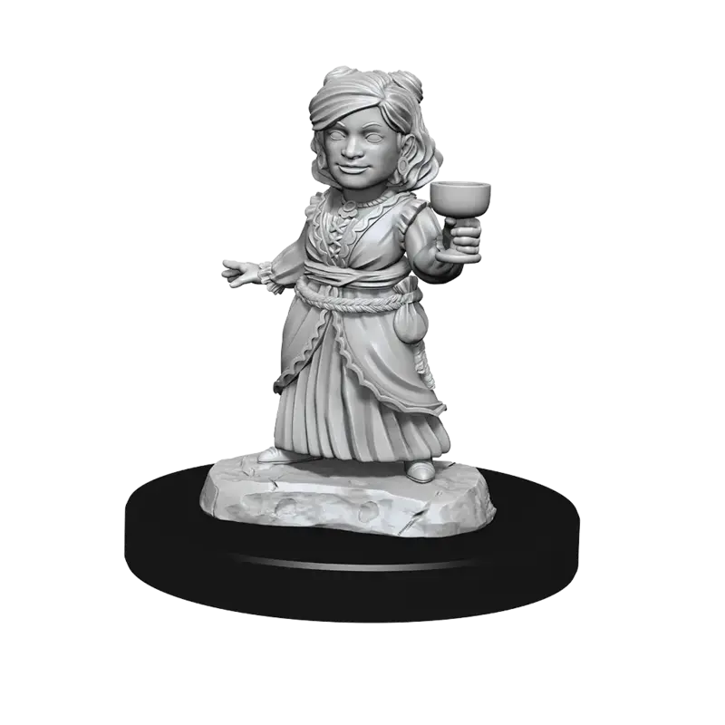 Wizkids D&D Unpainted Minis: Silver Dragon Wyrmling
