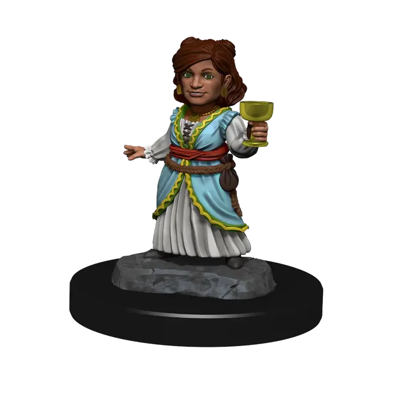 Wizkids D&D Unpainted Minis: Silver Dragon Wyrmling