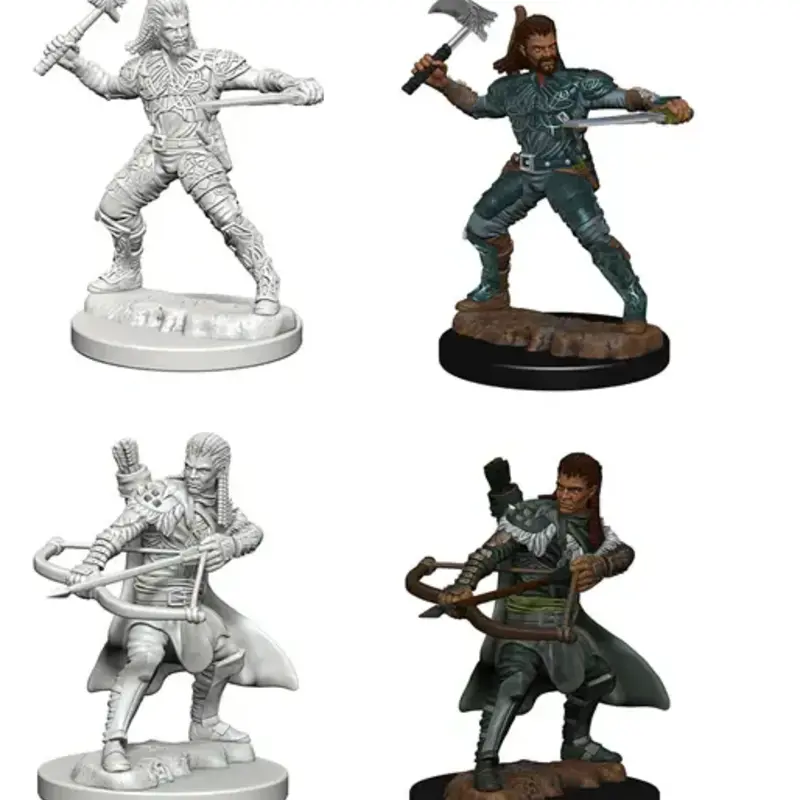 Wizkids D&D Unpainted Minis: Human Ranger Male