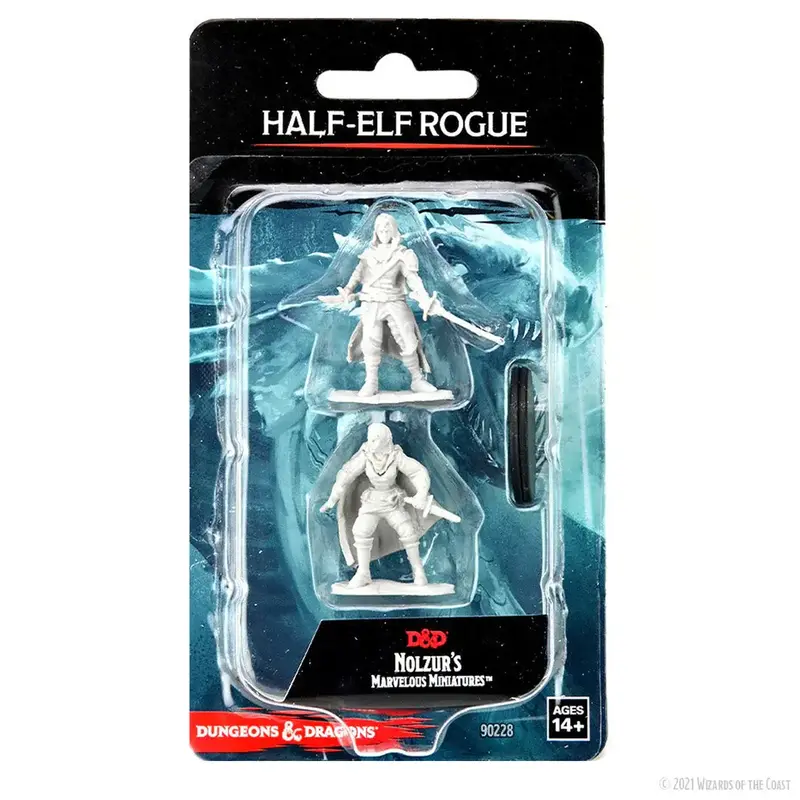 Wizkids D&D Unpainted Minis: Half-Elf Rogue Female