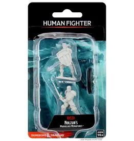 Wizkids D&D Unpainted Minis: Human Fighter Male