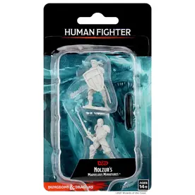 Wizkids D&D Unpainted Minis: Human Fighter Male