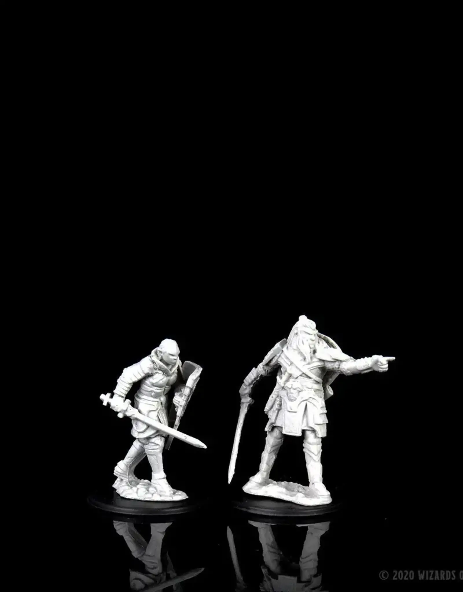Wizkids D&D Unpainted Minis: Human Fighter Male