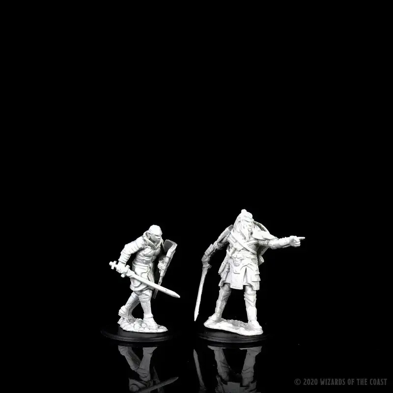 Wizkids D&D Unpainted Minis: Human Fighter Male