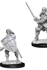 Wizkids D&D Unpainted Minis: Human Fighter Male