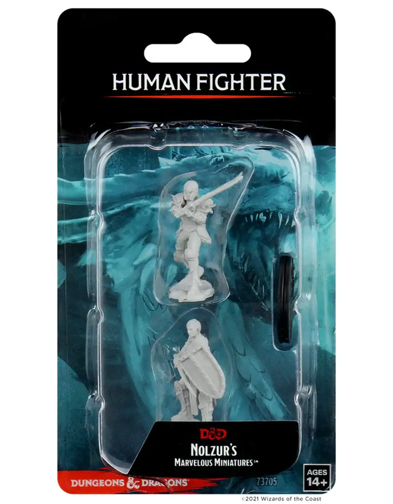 Wizkids D&D Unpainted Minis: Human Fighter Female