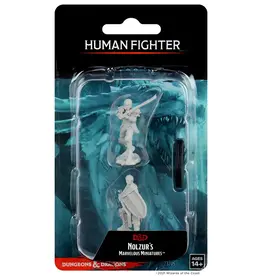 Wizkids D&D Unpainted Minis: Human Fighter Female