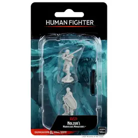 Wizkids D&D Unpainted Minis: Human Fighter Female