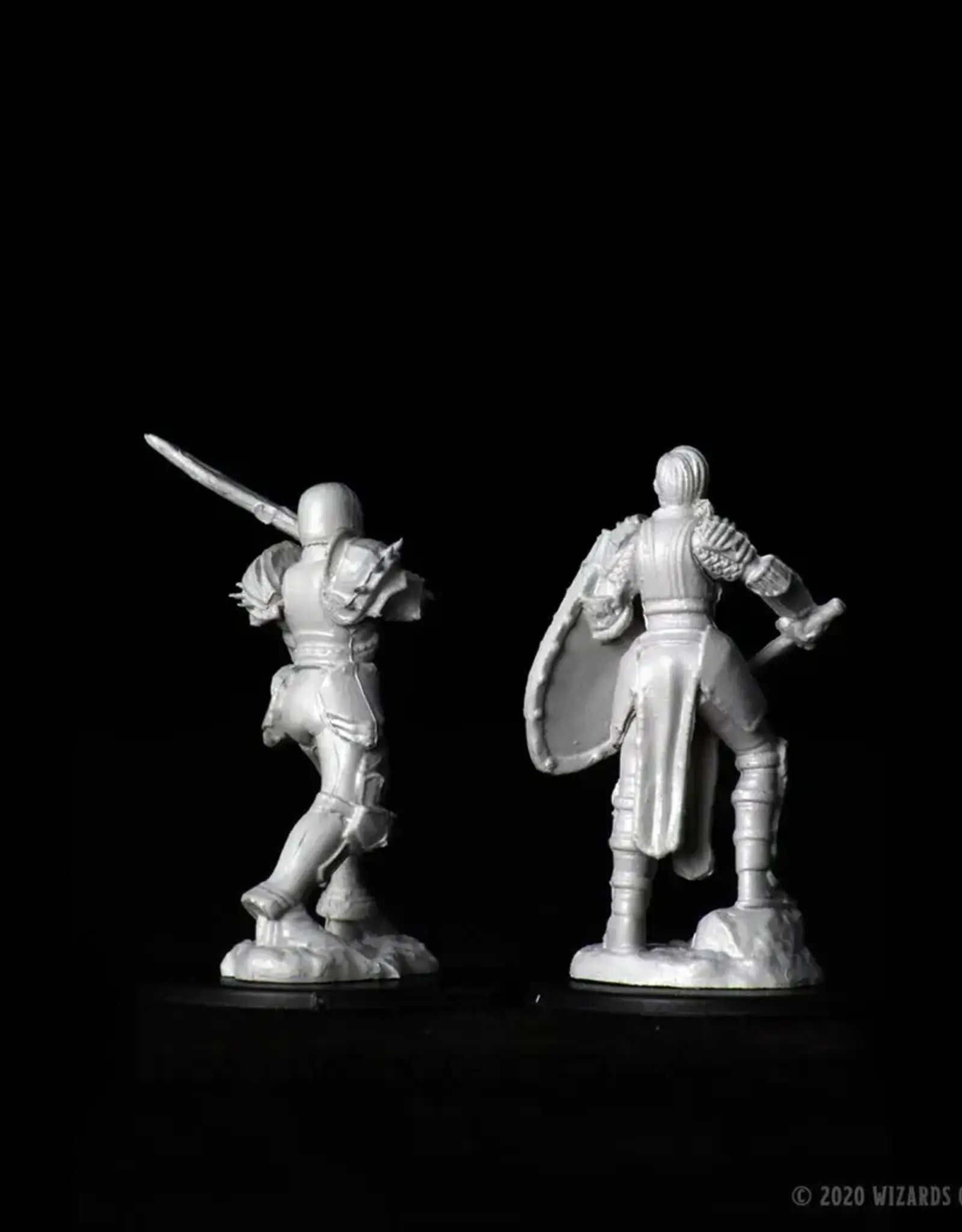 Wizkids D&D Unpainted Minis: Human Fighter Female