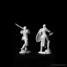 Wizkids D&D Unpainted Minis: Human Fighter Female