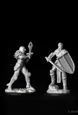 Wizkids D&D Unpainted Minis: Human Fighter Female