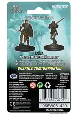 Wizkids D&D Unpainted Minis: Human Fighter Female