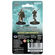 Wizkids D&D Unpainted Minis: Human Fighter Female