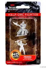 Wizkids D&D Unpainted Minis: Half-Orc Fighter Female