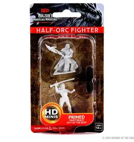 Wizkids D&D Unpainted Minis: Half-Orc Fighter Female