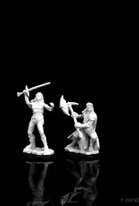 Wizkids D&D Unpainted Minis: Half-Orc Fighter Female