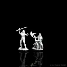 Wizkids D&D Unpainted Minis: Half-Orc Fighter Female