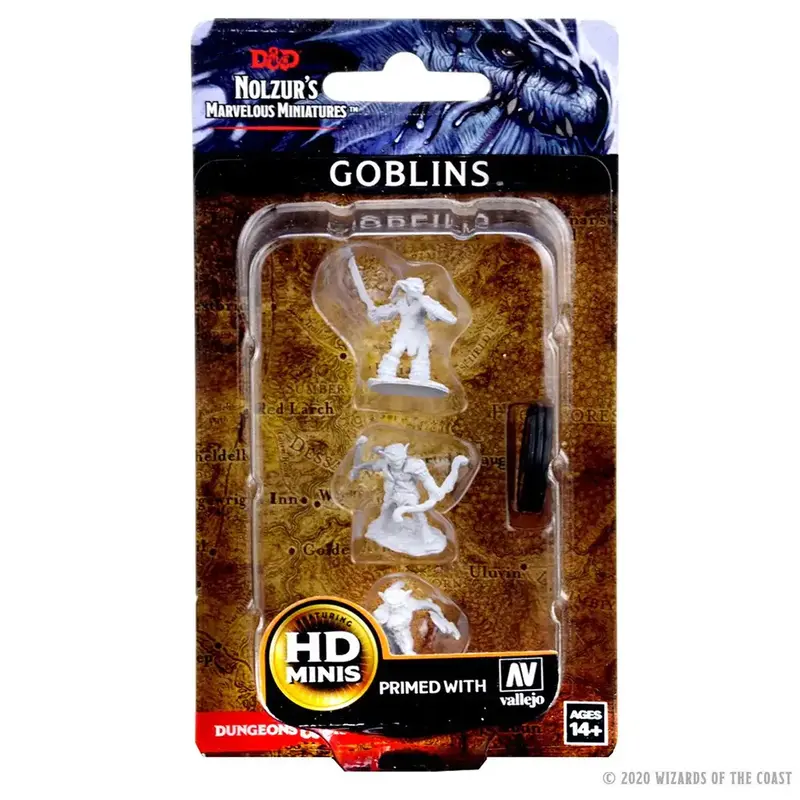 Wizkids D&D Unpainted Minis: Goblins