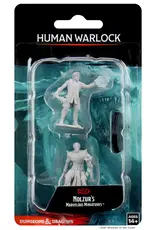 Wizkids D&D Unpainted Minis: Human Warlock Male