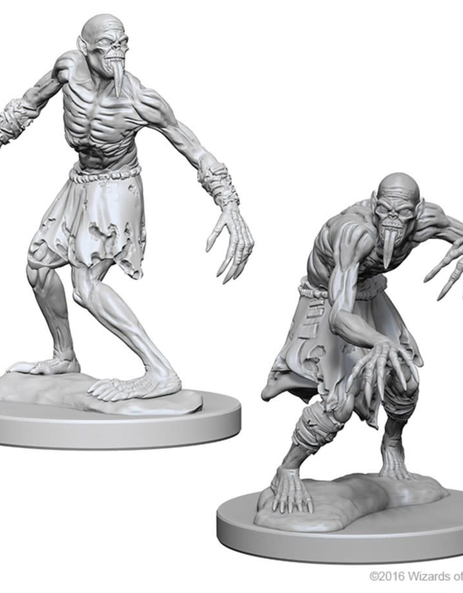 Wizkids D&D Unpainted Minis: Ghouls