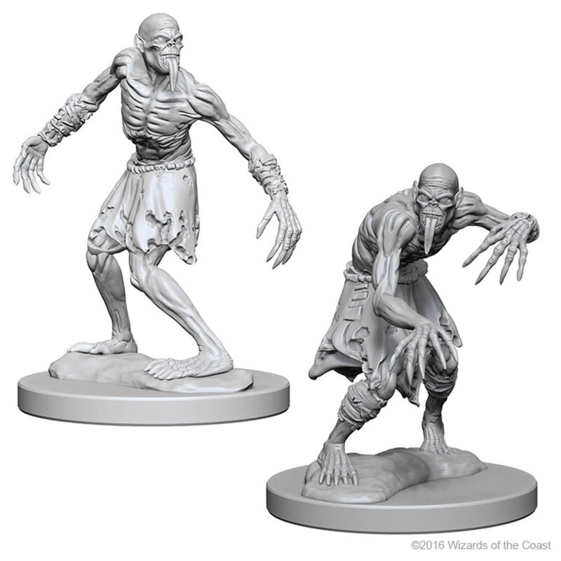 Wizkids D&D Unpainted Minis: Ghouls
