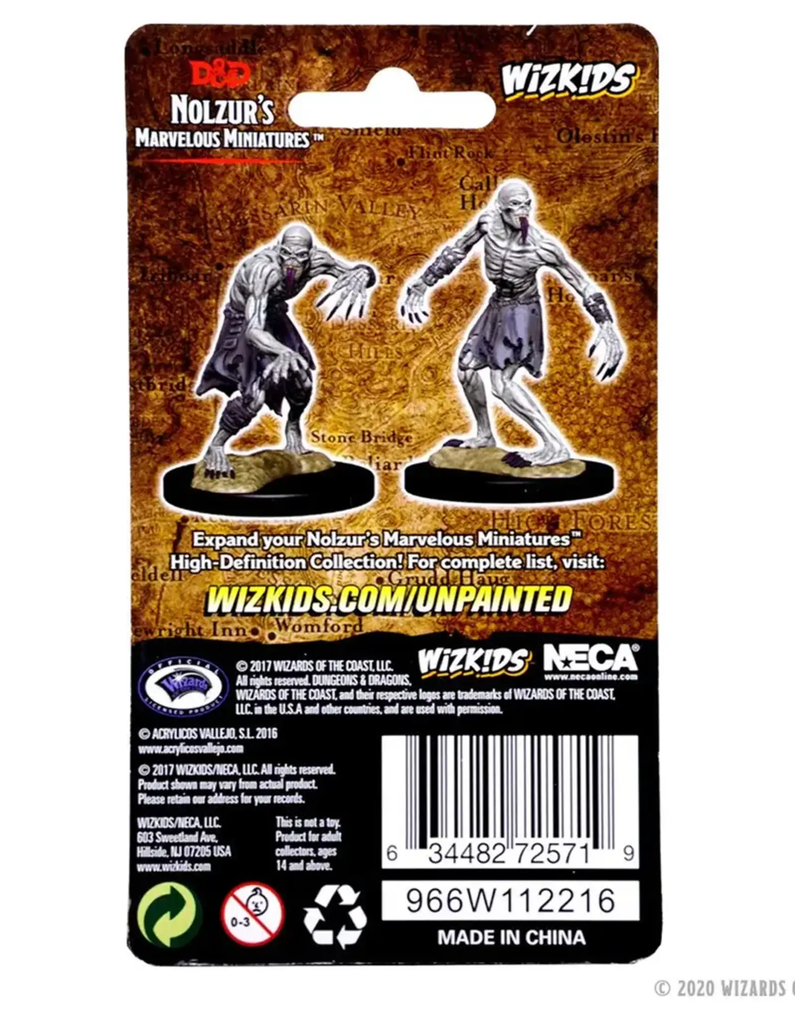 Wizkids D&D Unpainted Minis: Ghouls