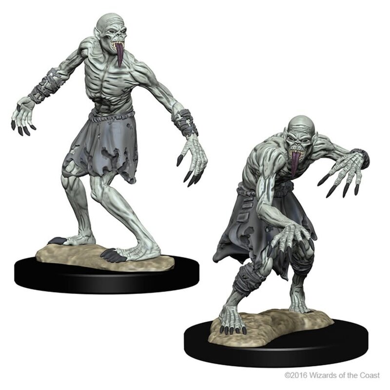 Wizkids D&D Unpainted Minis: Ghouls