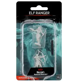 Wizkids D&D Unpainted Minis: Elf Ranger Female