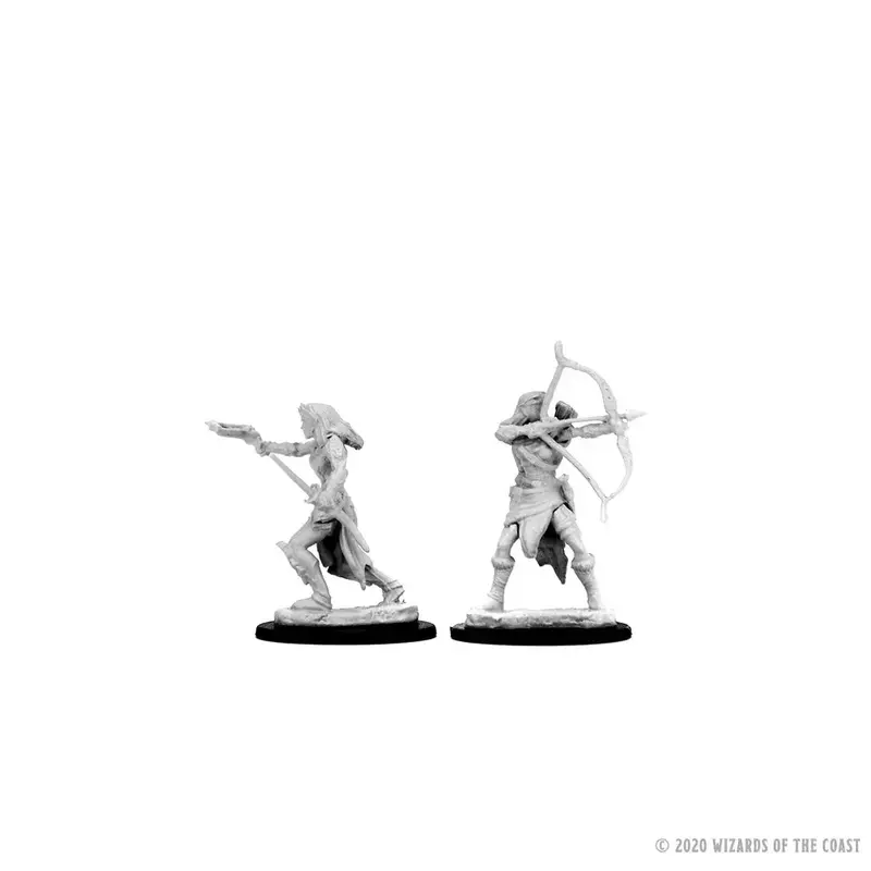 Wizkids D&D Unpainted Minis: Elf Ranger Female